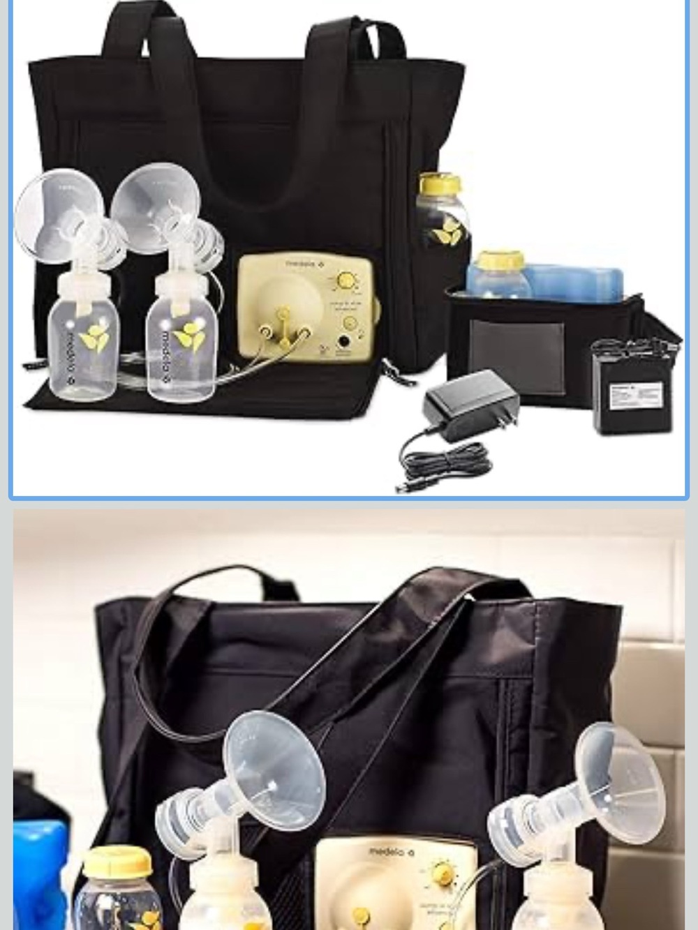 Medela Pump in Style Double Electric Breast Pump with Black Tote